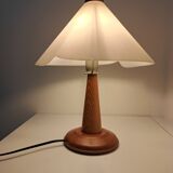 Vintage hem glass lampshade bedside lamp
