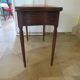 Table d’appoint extensible -Bureau-Années 80-Louis XV-teinte acajou
