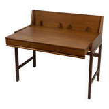 Scandinavian desk with extendable system in teak, 1960.