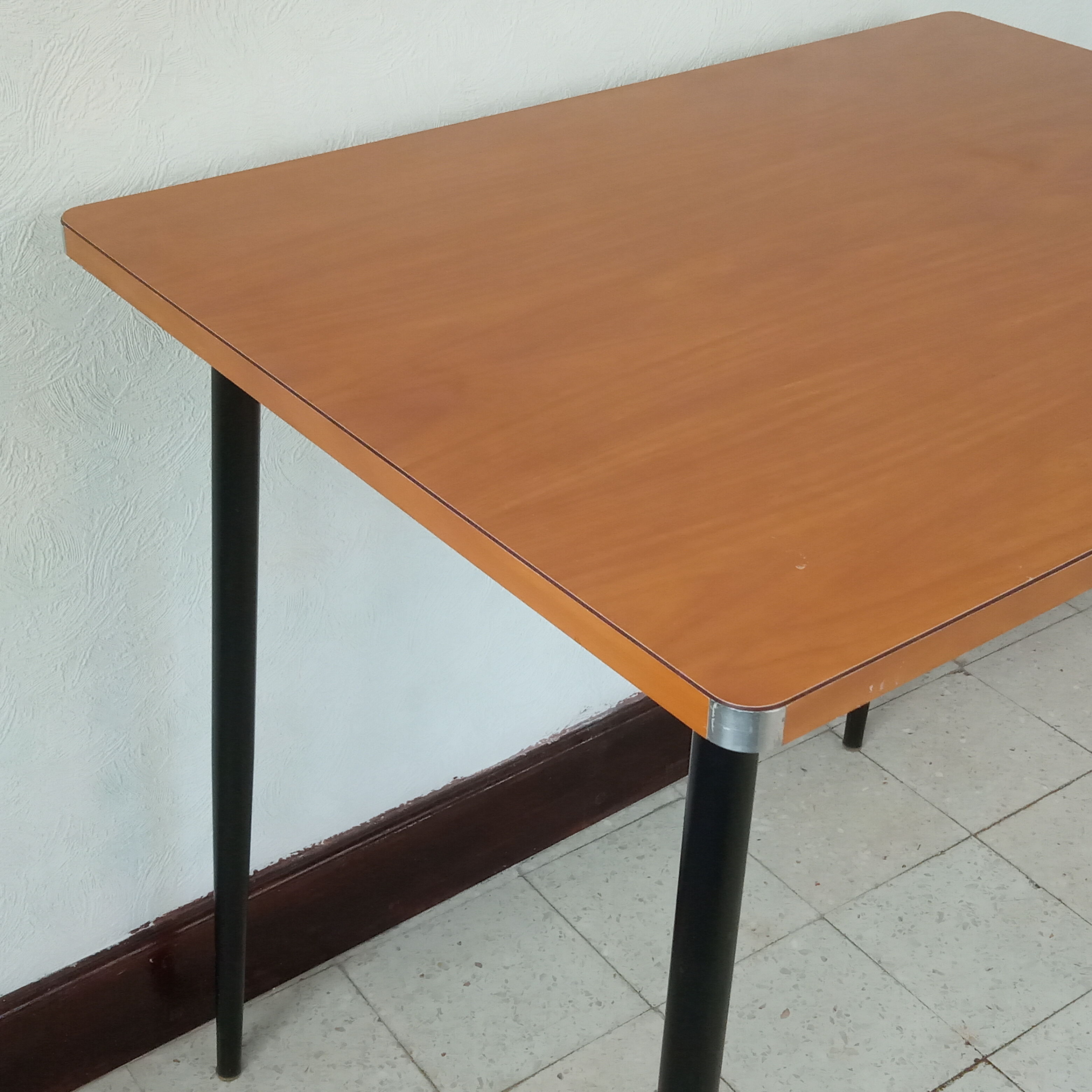 Light wood formica kitchen table