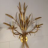 Pair sconces ears of wheat