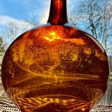 Dame-jeanne ancienne ambrée 4-5L