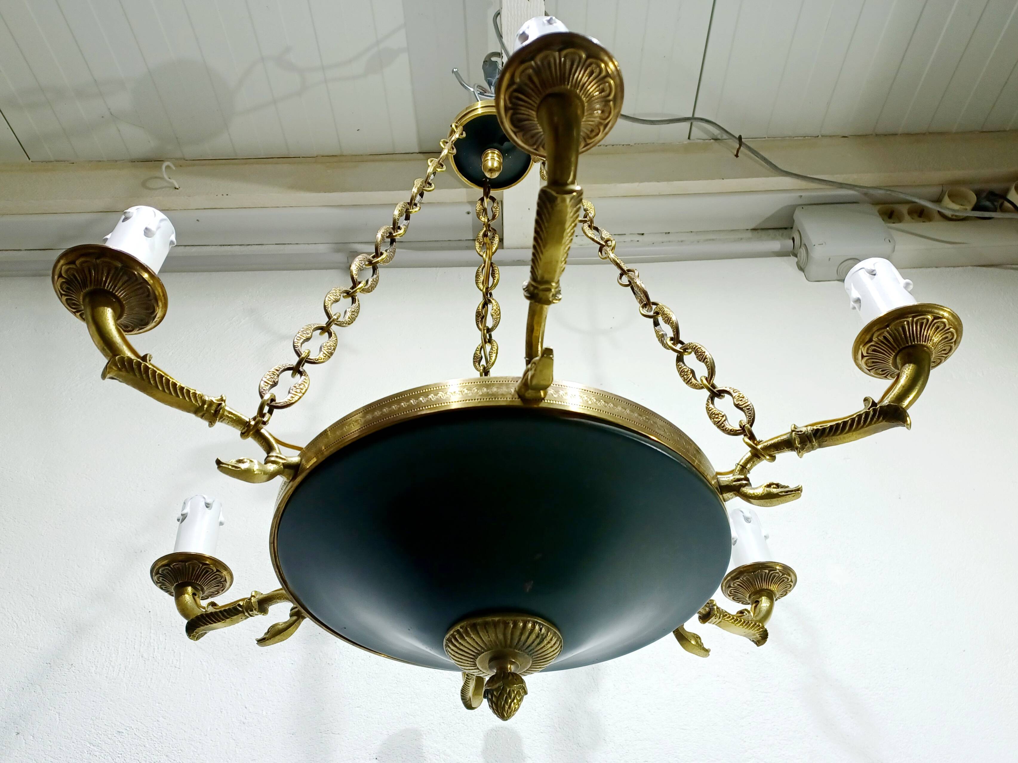 6-Light Empire Chandelier