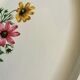 Plat ovale vintage L'Amandinoise Printemps