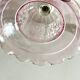 Suspension vintage en verre rose