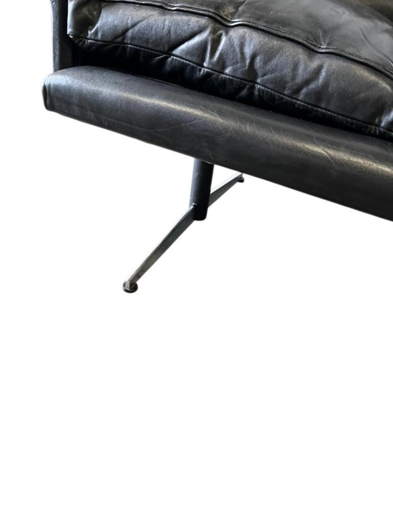Vintage black Danish canapé / armchair / ESA canapé