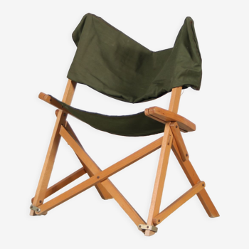 1960s “Praia” Folding chair by Pier Giacomo Castiglioni for Gavina, Italy
