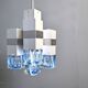 Vintage Cubico Chandelier by Gaetano Sciolari, 1970s