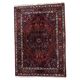 Handmade vintage Persian Hamadan rug 147cm x 203cm 1970s - 1C1167