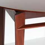 1950s vintage extendible teak dining table by Vittorio Dassi