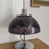 Space age mushroom lamp smoked plexiglass