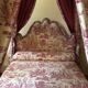 Bed in Polish canopy canvas of Jouy Louis XVI style