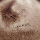 Large Art Deco Earthenware Vase Made in France 1950