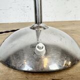 Lampe de table de banquier vintage en émail vert, années 1950