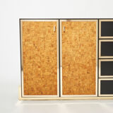 Italian cork and brass sideboard 1770s