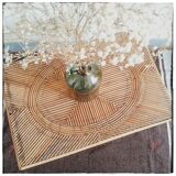 Rattan coffee table