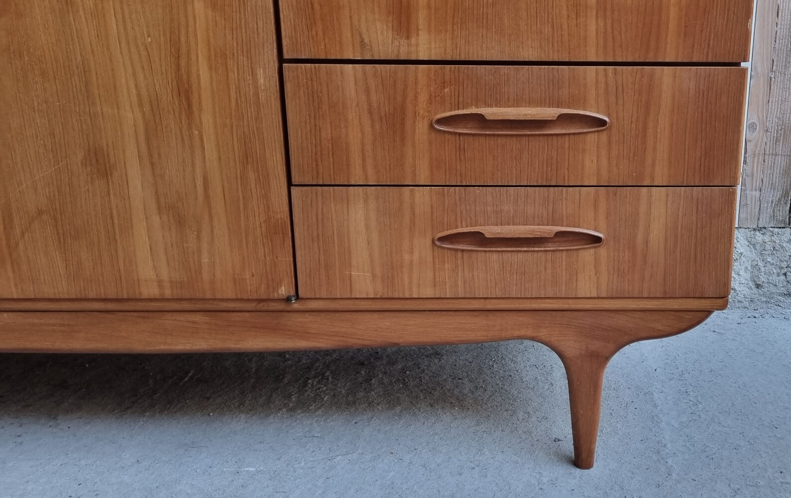 Armoire scandinave, lingère, made in Denmark, vintage, années 60