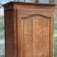 Louis XV solid oak boarding school wardrobe with rod