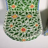 Pair of hand-painted Tunisian bedside tables or shelves
