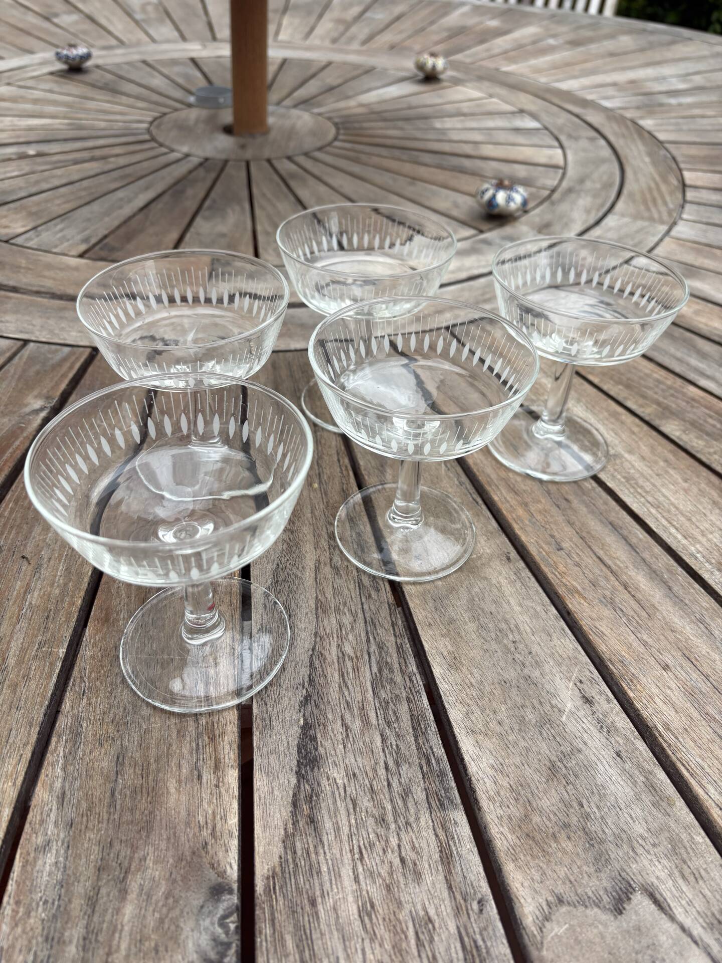 Coupe à champagne vintage