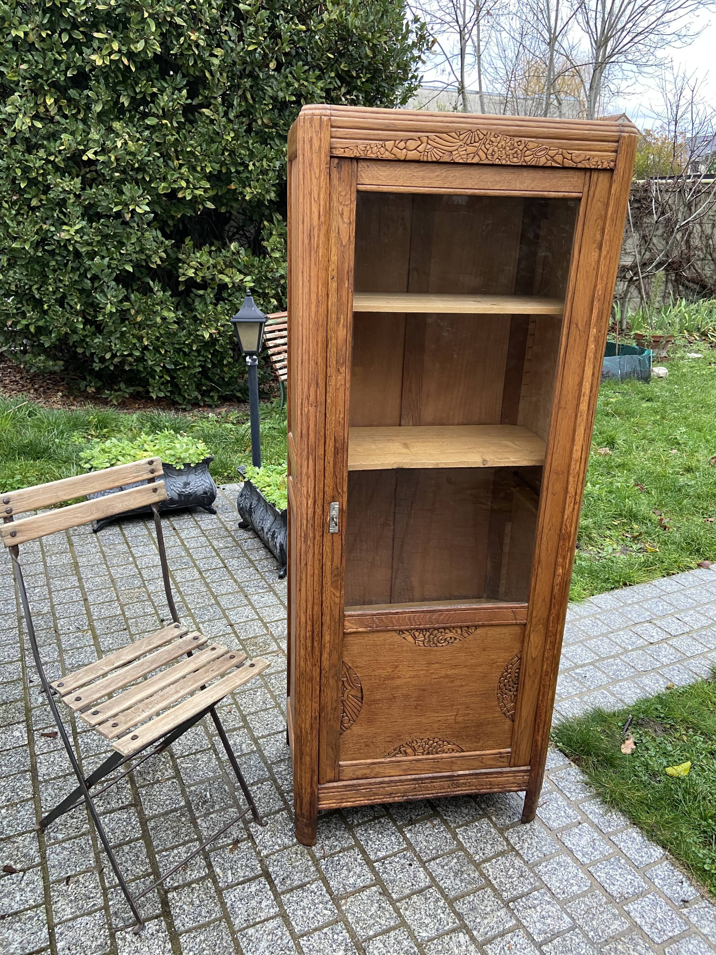 Art deco showcase cabinet 1930/40