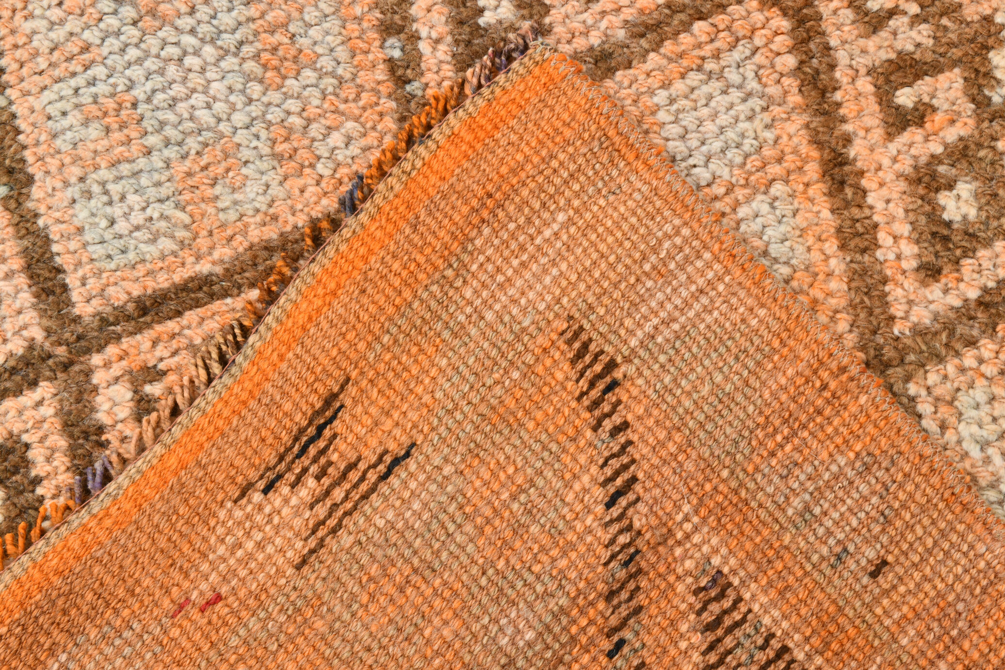 Turkish runner rug 79x373cm