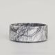 Cylindrical bowl in white/lilac marble