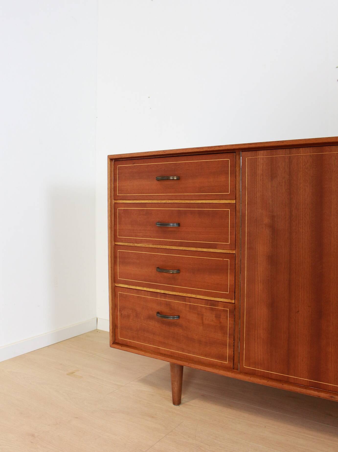 vintage teak midboard