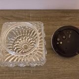 Plafonnier Prisma en verre moulé