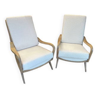 PAIR OF VINTAGE ARMCHAIRS