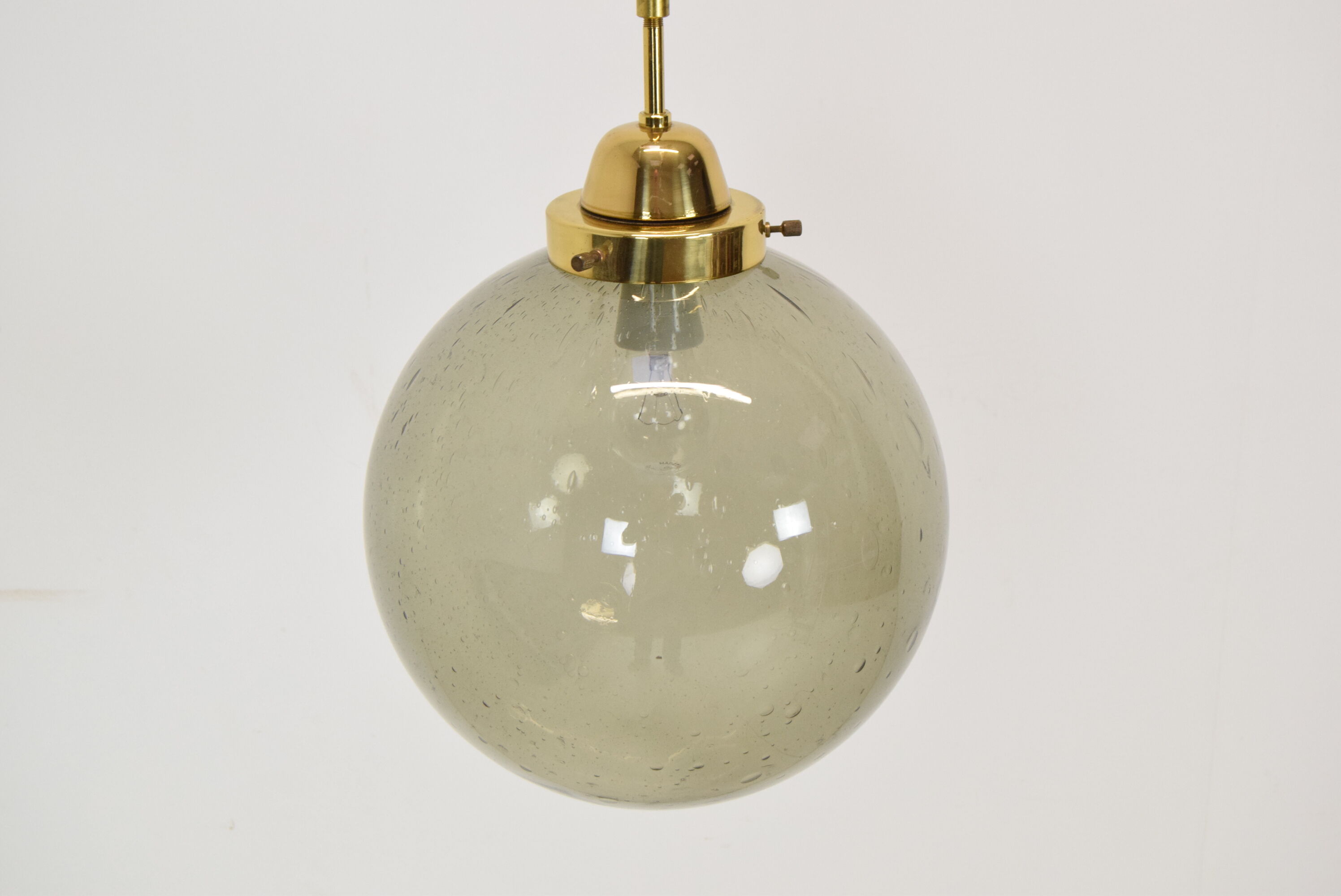 Mid-century Glass Pendant,Kamenicky Senov,1960's.