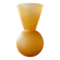 Vase vintage en pâte de verre orange