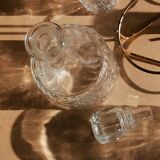 Servant salt shaker pepper golden metal