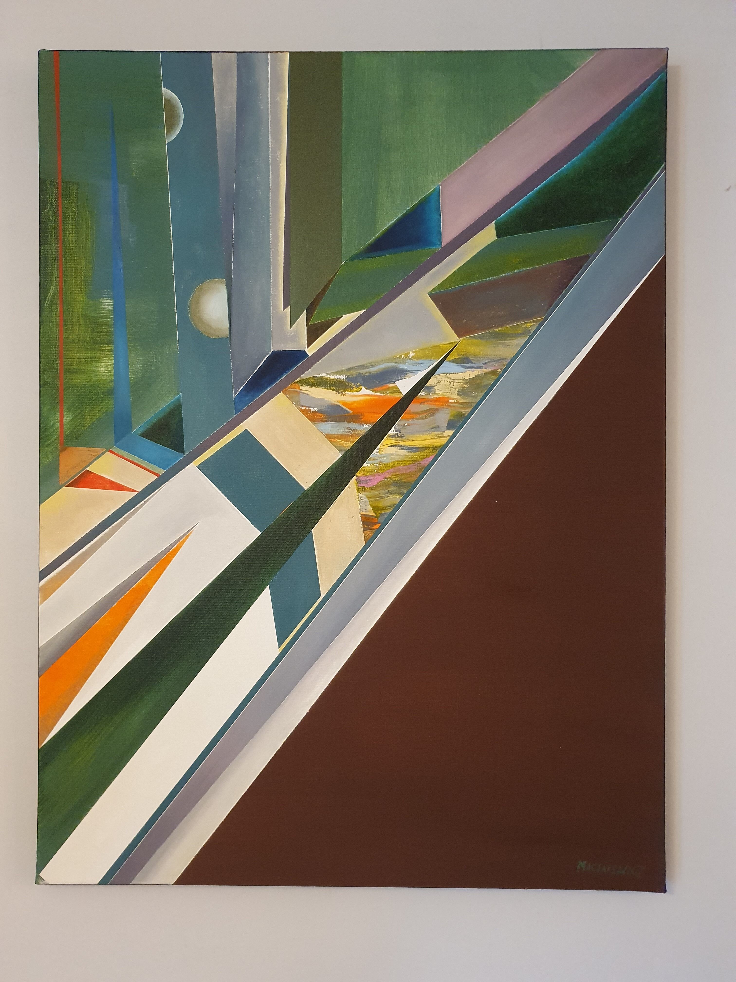 Abstrait peinture l'huile sur toile