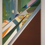 Abstract painting oil on canvas