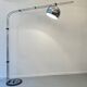 chrome metal arc lamp edited by Zonca Italy around 1970