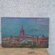 Oil on canvas paper view by day