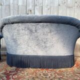 Salon crapaud comprenant cabale et fauteuils + pouf