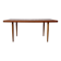 1970s coffee table with a tapered teak base and ceramic mosaic.