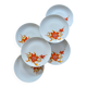 Assiettes Winterling décor floral seventies