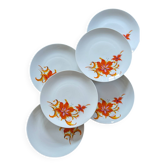 Winterling plates with a floral 1970s design.