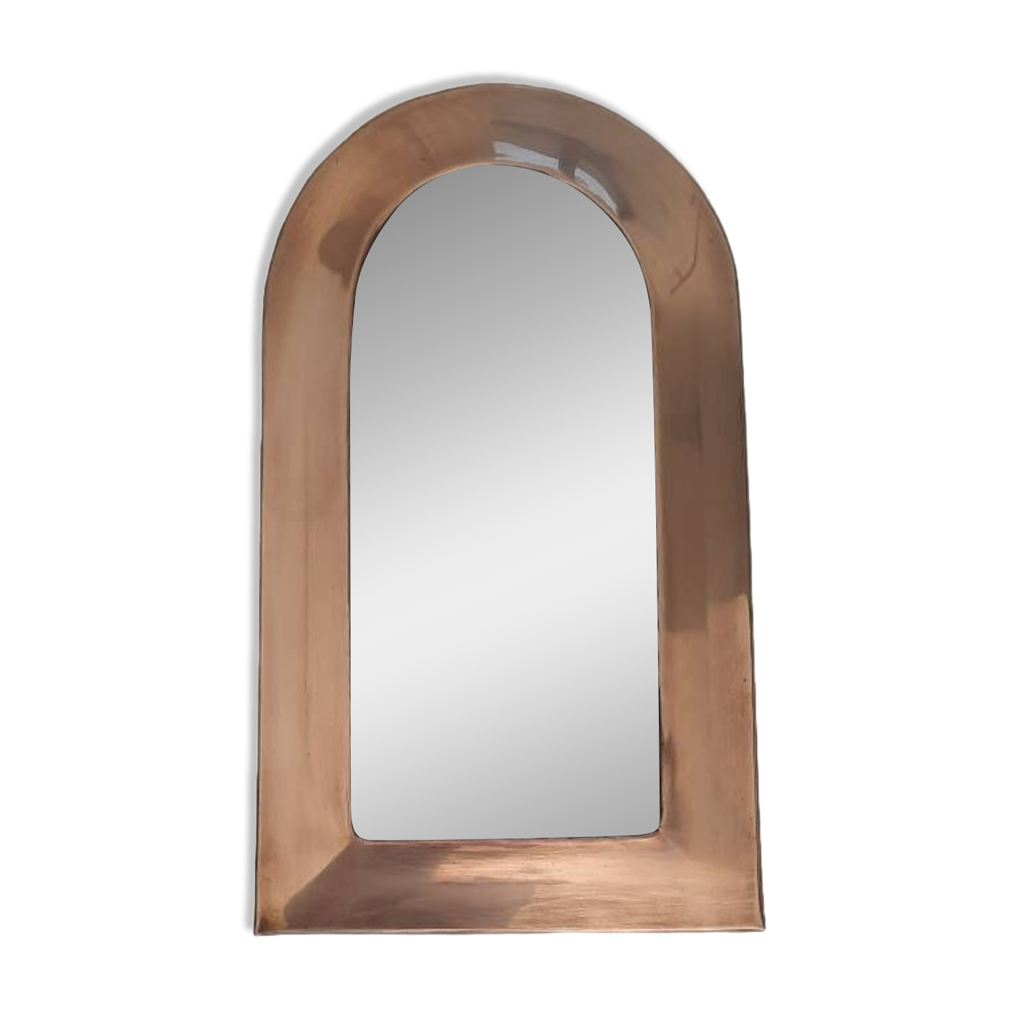 Brass mirror