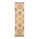 1970s Turkish Oushak Handmade Wool Cotton Orange Runner 98x378