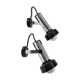 Pair of spots Targetti Sankey stainless chrome 190s