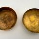 Vintage pillbox, brass and bone box - 1970s