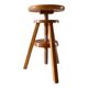 Vintage Solid Beech Screw Stool