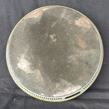 Old hand-painted metal top