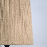 Wooden lamp with rope shade 1970