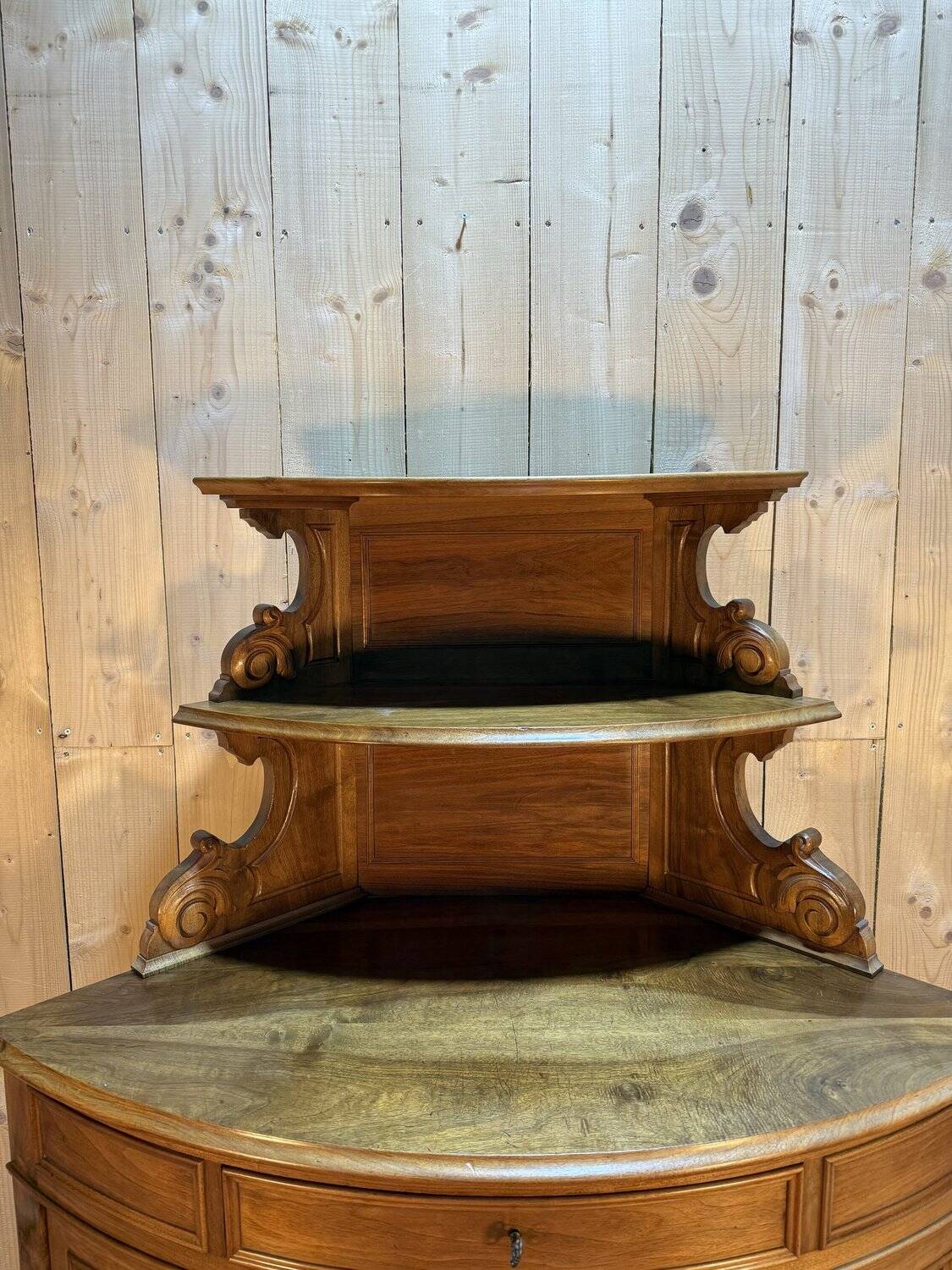 Louis Philippe corner cabinet