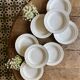 Set of 8 vintage deep plates in German porcelain.